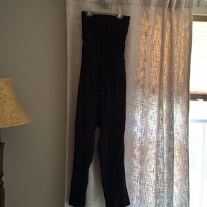 Black Cotton Jumpsuit